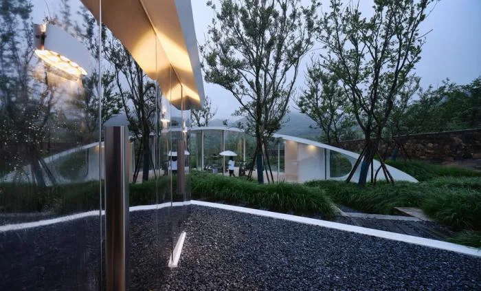 BIM Building | Cloud Sea Relics: Mount Taishan Jiunv Peak Pool and Supporting Facilities/gad · line+studio