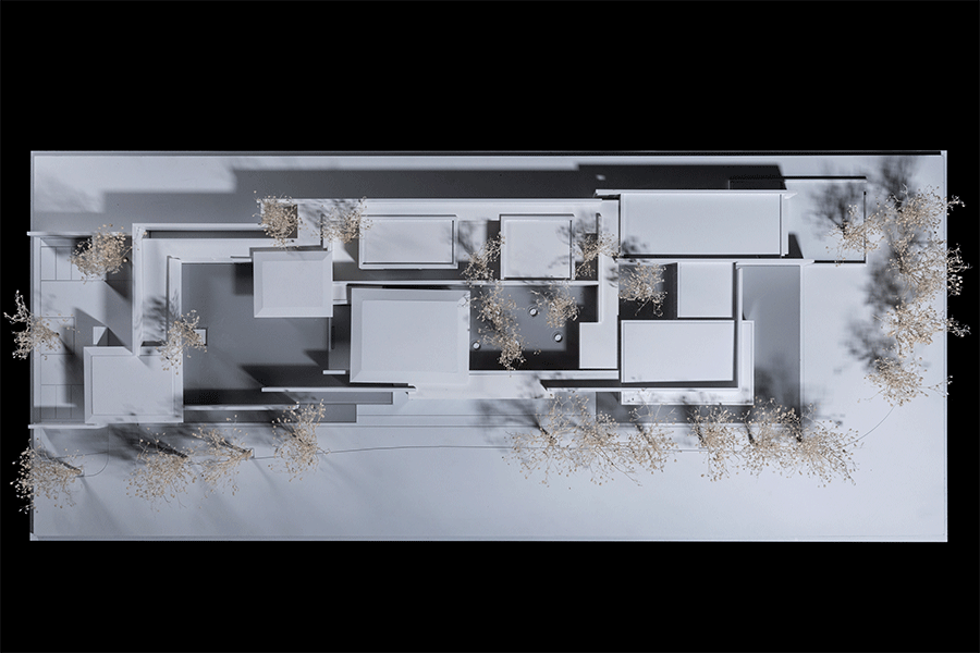 BIM Architecture | Three courtyard under ten large camphor trees: Future City Exhibition Hall/Meng Fanhao - ad · line+studio