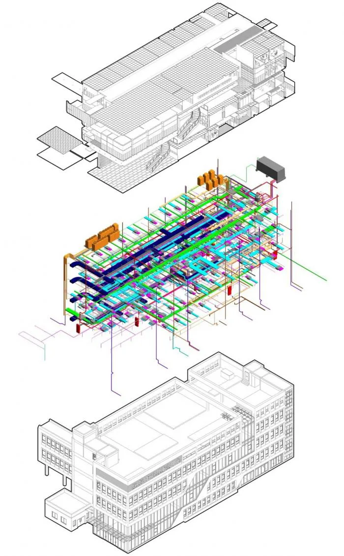 BIM Architecture | Shenzhen Bao'an District Hangcheng Community Health Service Center/Shenzhen Zhonghai Century Architectural Design Co., Ltd