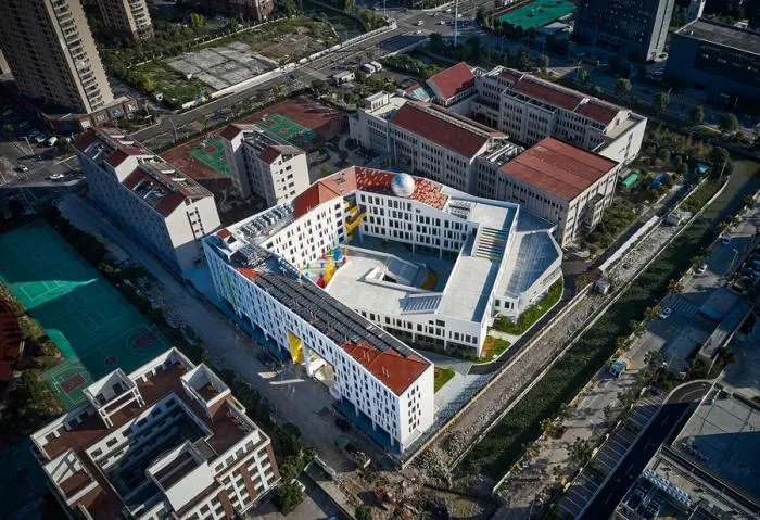 BIM Architecture | Yueqing Yuying Boarding School Primary School Phase II Project/China Academy of Art Landscape Architecture Design and Research Institute
