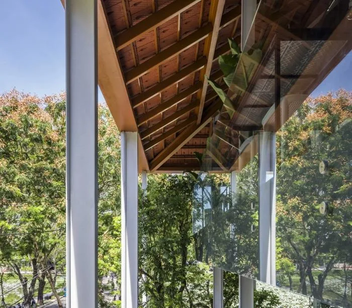 BIM Architecture | O2 Coffee Shop, Vietnam/MW Archstudio