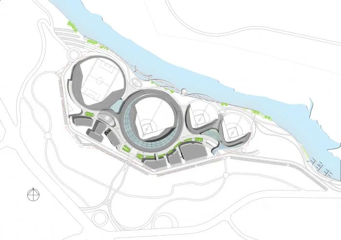 BIM Architecture | Tengchong International Baseball Park, Yunnan Province/Shenzhen Zhonghai Century Architectural Design Co., Ltd