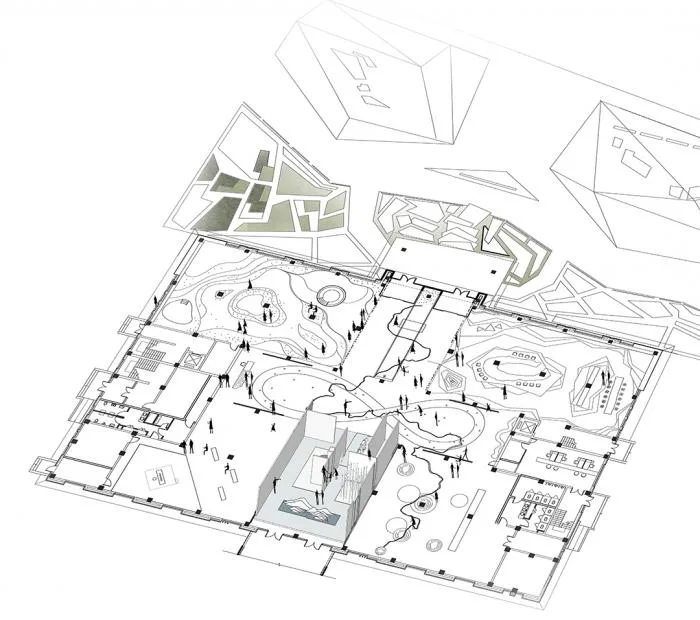 BIM Architecture | Beitang Hot Spring Town Living Hall, Shenyang/Guancho Innovation Research Institute