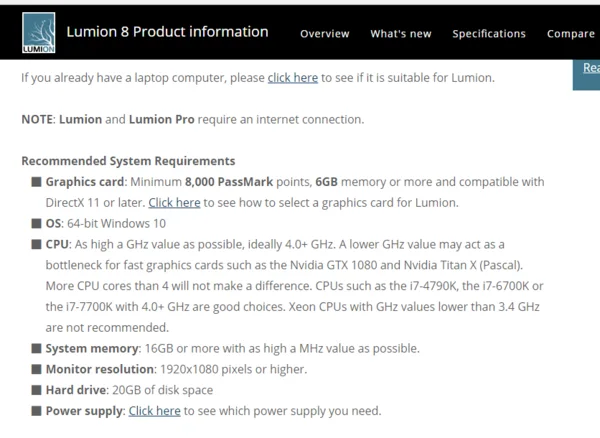 BIM Q&A | I would like to get a Lumion 6.0 computer. Does anyone have a configuration table? Could you please send it
