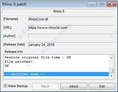 Rhino 6.5 cracked patch activation