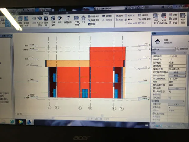 BIM Q&A | What about Revit? I notice that the north and east sides of my elevation display sectional views, including the area outside the north side.