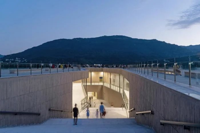 BIM Architecture | Chongqing Yunyang Binjiang Greenway Tourist Service Center/Dashe Architectural Design Firm