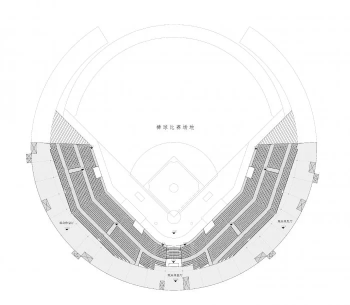 BIM Architecture | Tengchong International Baseball Park, Yunnan Province/Shenzhen Zhonghai Century Architectural Design Co., Ltd