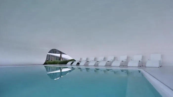 BIM Building | Cloud Sea Relics: Mount Taishan Jiunv Peak Pool and Supporting Facilities/gad · line+studio