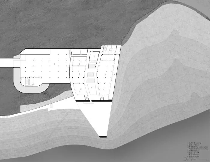 BIM Architecture | Chongqing Yunyang Binjiang Greenway Tourist Service Center/Dashe Architectural Design Firm