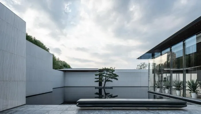 BIM Architecture | Three courtyard under ten large camphor trees: Future City Exhibition Hall/Meng Fanhao - ad · line+studio