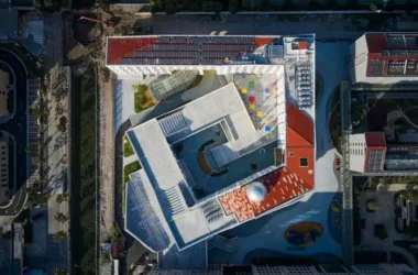 BIM Architecture: Yueqing Yuying Boarding School Primary Phase II by China Academy of Art Landscape Design Institute-BIM WORLD