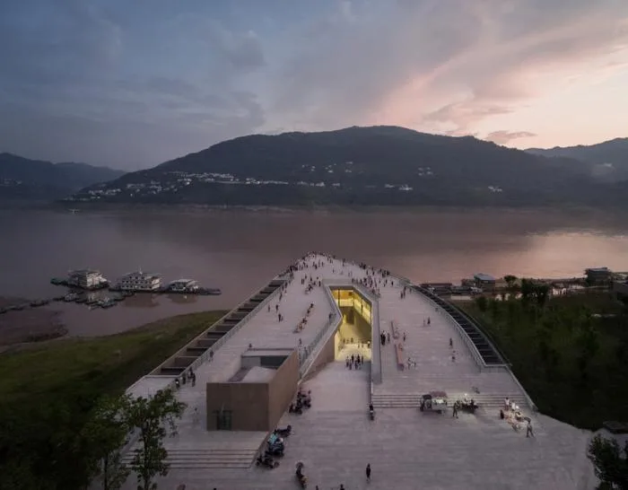 BIM Architecture | Chongqing Yunyang Binjiang Greenway Tourist Service Center/Dashe Architectural Design Firm