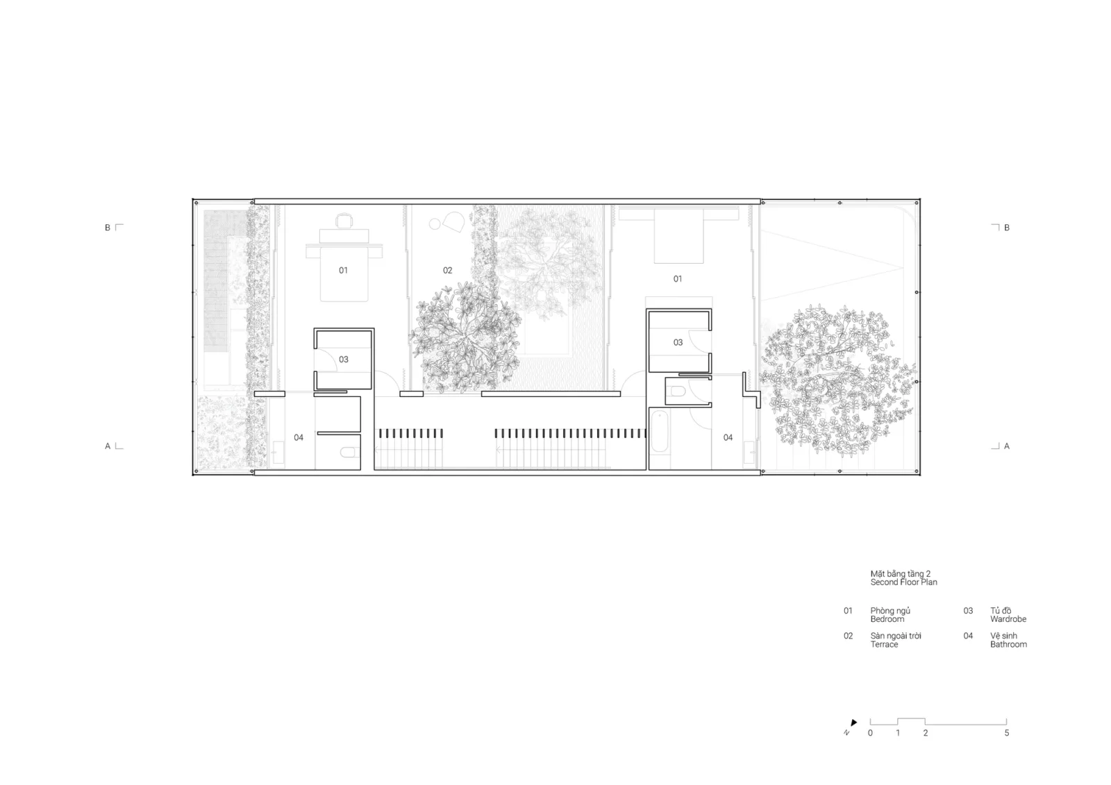 BIM Architecture | Tan Dinh Residence in Vietnam, simply living on the "bridge"/MIA Design Studio