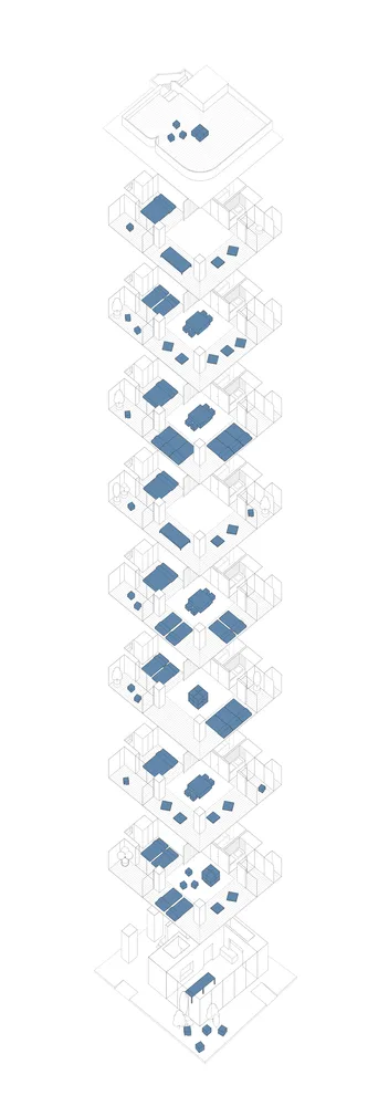 BIM Architecture | Shinjuku Lighthouse House, the boundary between public and private in Sumiya/YSLA Architects