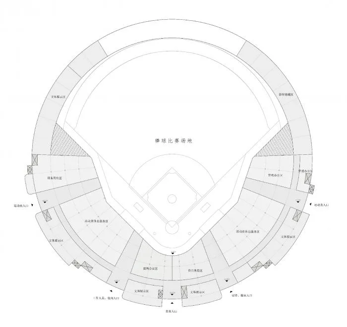 BIM Architecture | Tengchong International Baseball Park, Yunnan Province/Shenzhen Zhonghai Century Architectural Design Co., Ltd