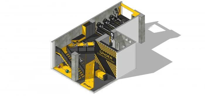 BIM Architecture | Zhonghai Left Bank Lanting Underconstruction Gym Design, Tianjin/DAGA Grand View Architecture