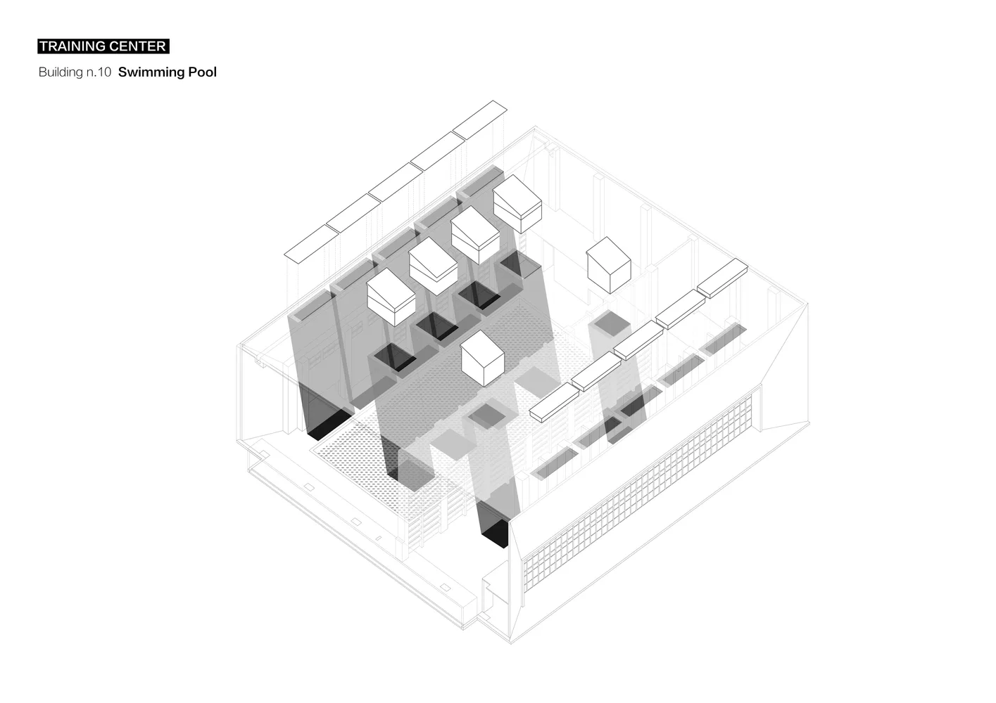 BIM Architecture | Qiannan Mountain Fire and Emergency Rescue Training Center/West Line Studio