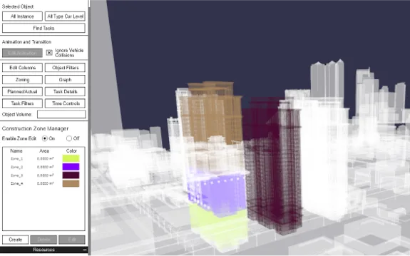 Layered Construction Area Division