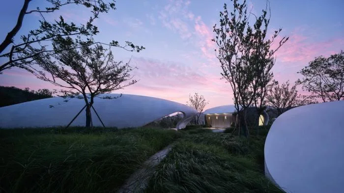 BIM Building | Cloud Sea Relics: Mount Taishan Jiunv Peak Pool and Supporting Facilities/gad · line+studio