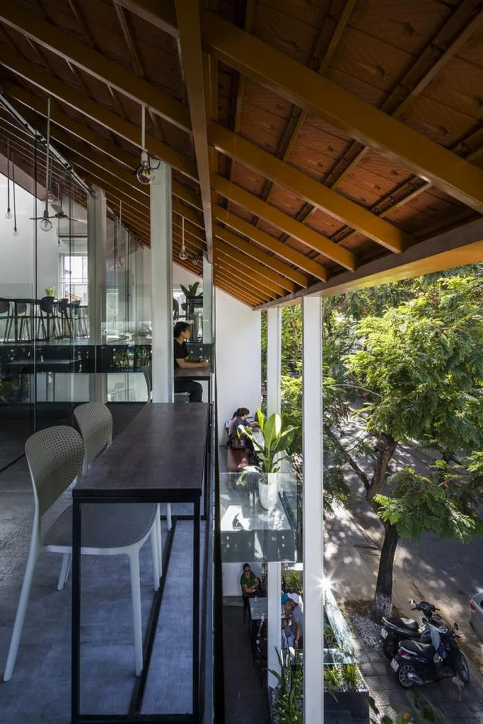 BIM Architecture | O2 Coffee Shop, Vietnam/MW Archstudio