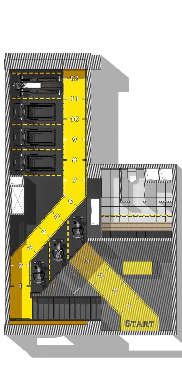 BIM Architecture | Zhonghai Left Bank Lanting Underconstruction Gym Design, Tianjin/DAGA Grand View Architecture