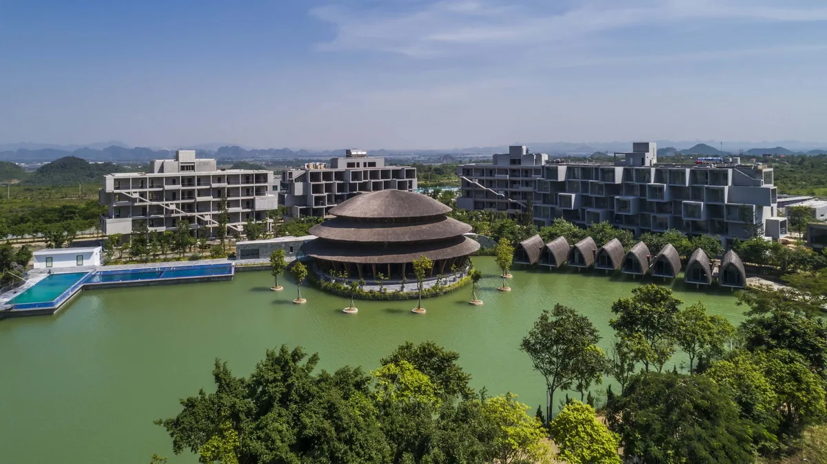 BIM Architecture | Vedana Restaurant, Modular Bamboo Architecture/Wu Zhongyi Architectural Firm