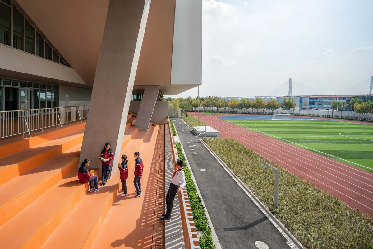 BIM Architecture | East China Normal University Second Affiliated Middle School Qiantan School and Ice Factory Tianqiantan Kindergarten/Zhizheng Architecture Studio+Dazheng Architecture Firm