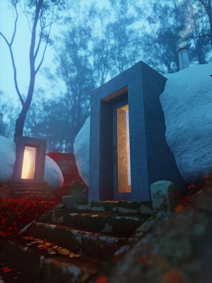 BIM Architecture | Strange Concept - "Stone Tomb" Hut/Davit and Mary Jilavyan