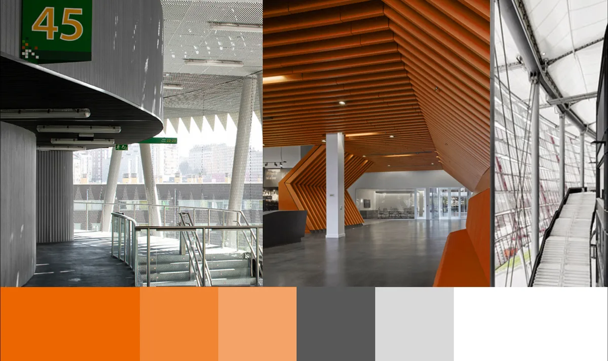 BIM Architecture | Ningbo Olympic Sports Center: Color Aesthetics of Sports Space/CCDI Smart Design