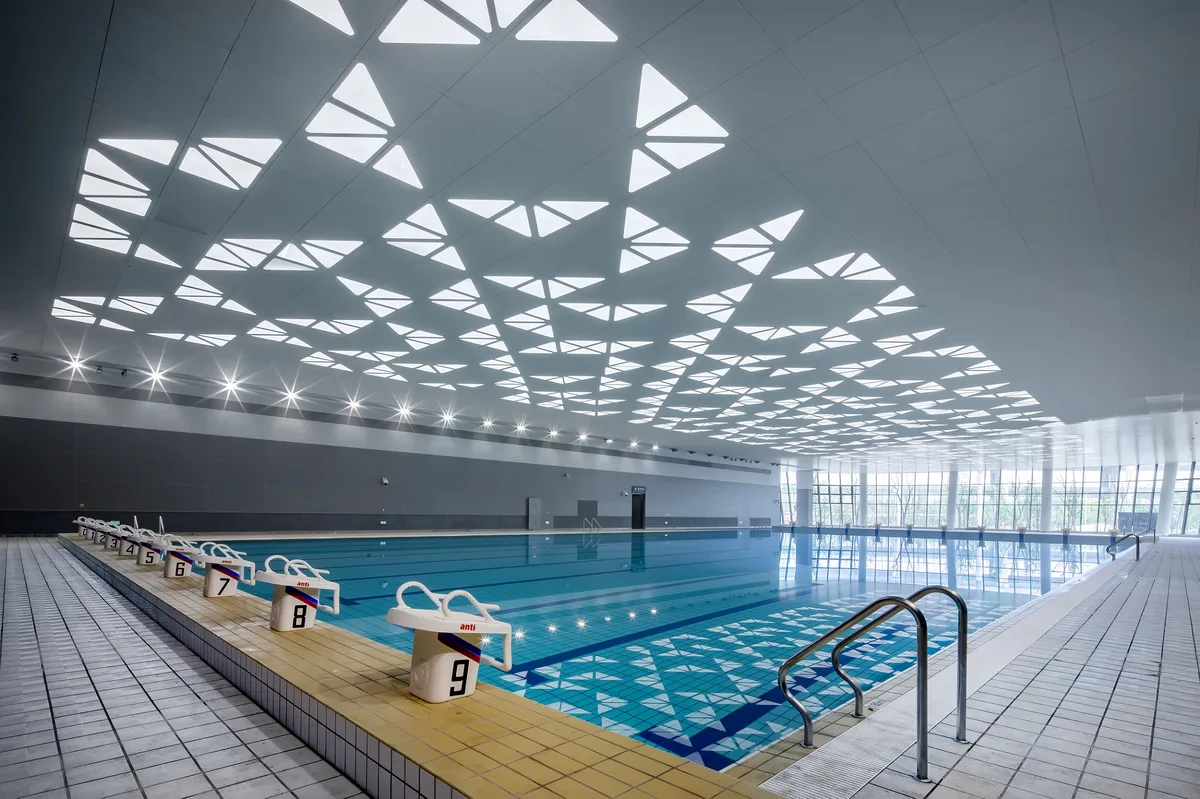 BIM Architecture | Ningbo Olympic Sports Center: Color Aesthetics of Sports Space/CCDI Smart Design