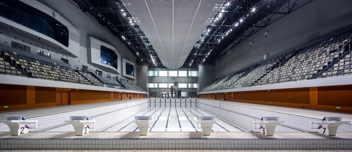 BIM Architecture | Ningbo Olympic Sports Center: Color Aesthetics of Sports Space/CCDI Smart Design