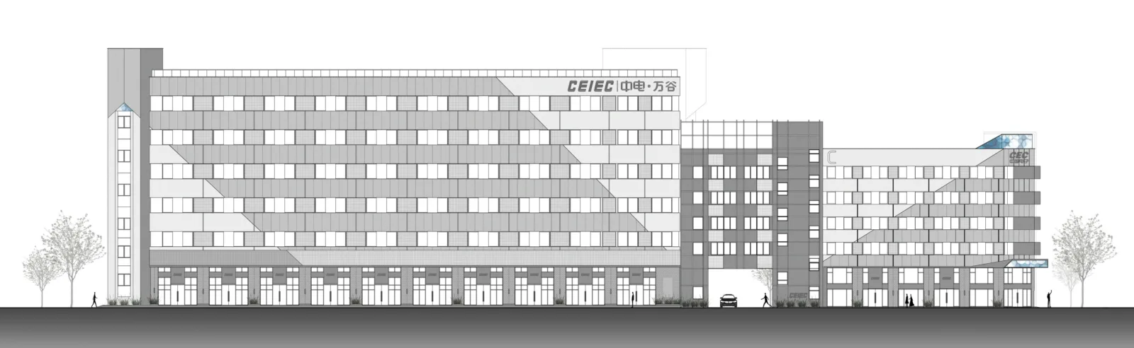 BIM Architecture | Zhongdian Wangu/COLORFULL Yujing Design