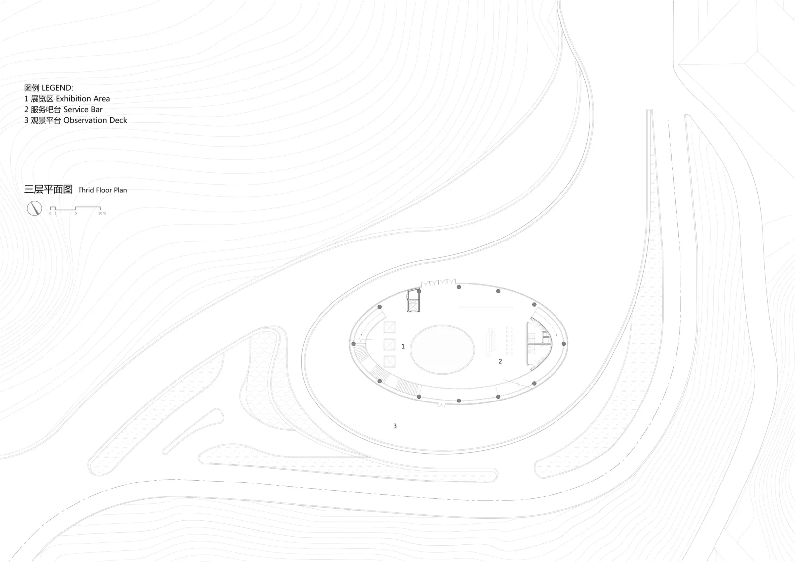 BIM Architecture | 'Integrating with Nature and Landscape' - Exhibition Hall Design of Qianxin Town, Jiangxi/GWP Architects