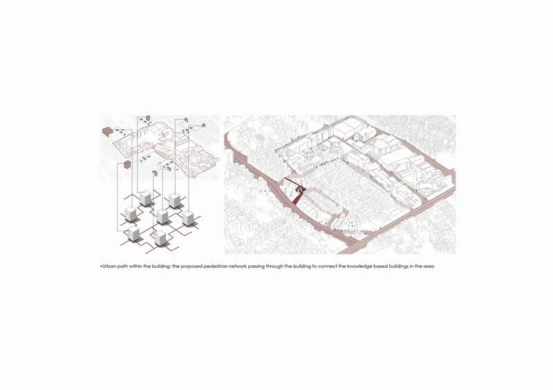 BIM Architecture | Pixel Decoration of Brick and Stone Structures | Office Building of Sharif University of Technology