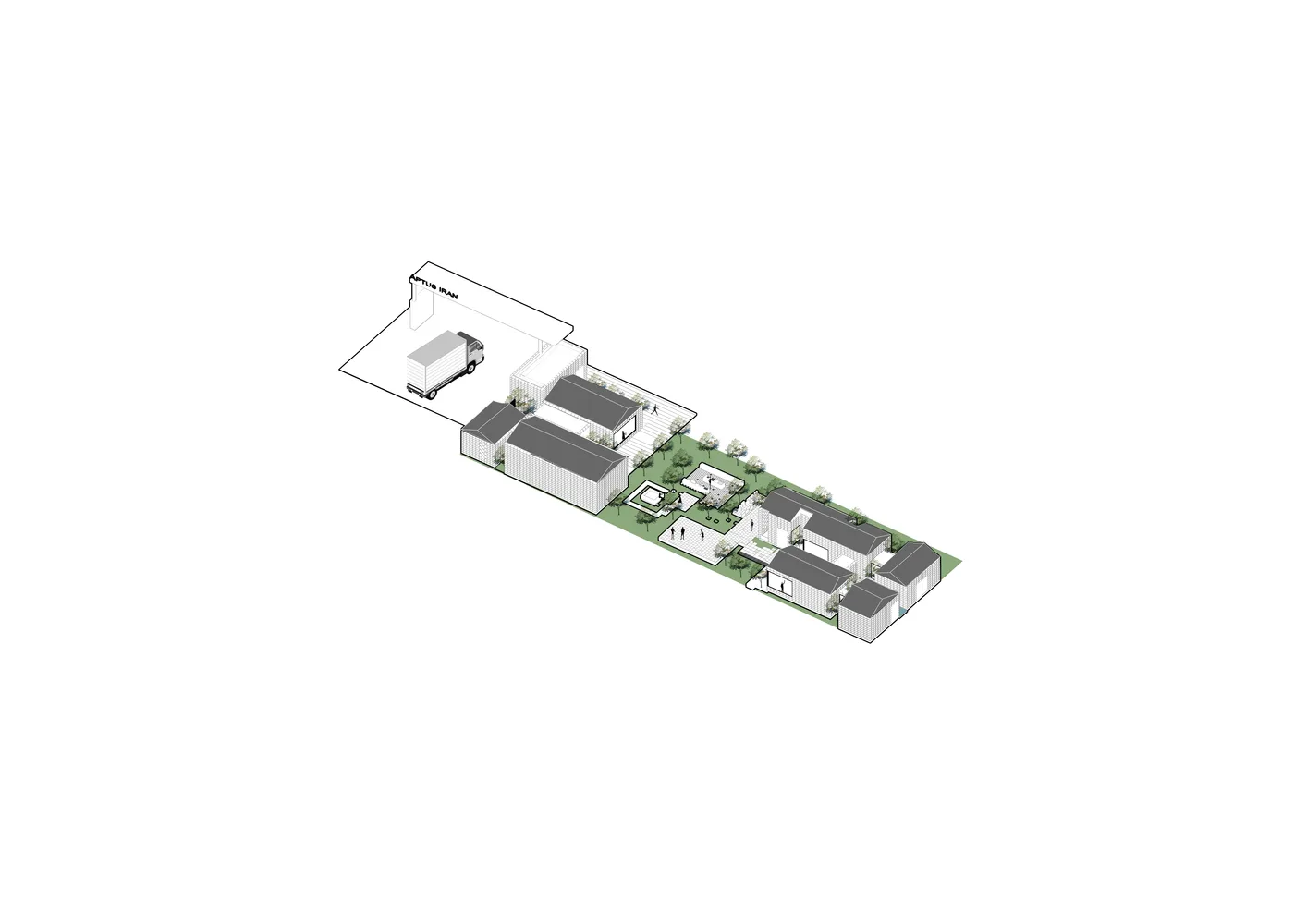 BIM Architecture | Aptus Factory Exhibition Hall, Courtyard and Song of Light and Shadow/Hooba Design
