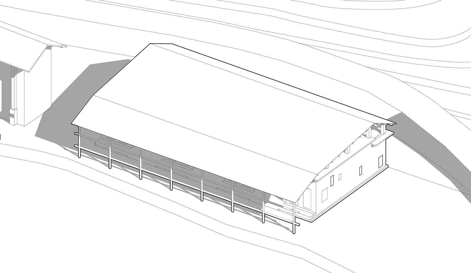 BIM Architecture | Dutuan Village Public Service Center, Fujian/Sanwen Architecture