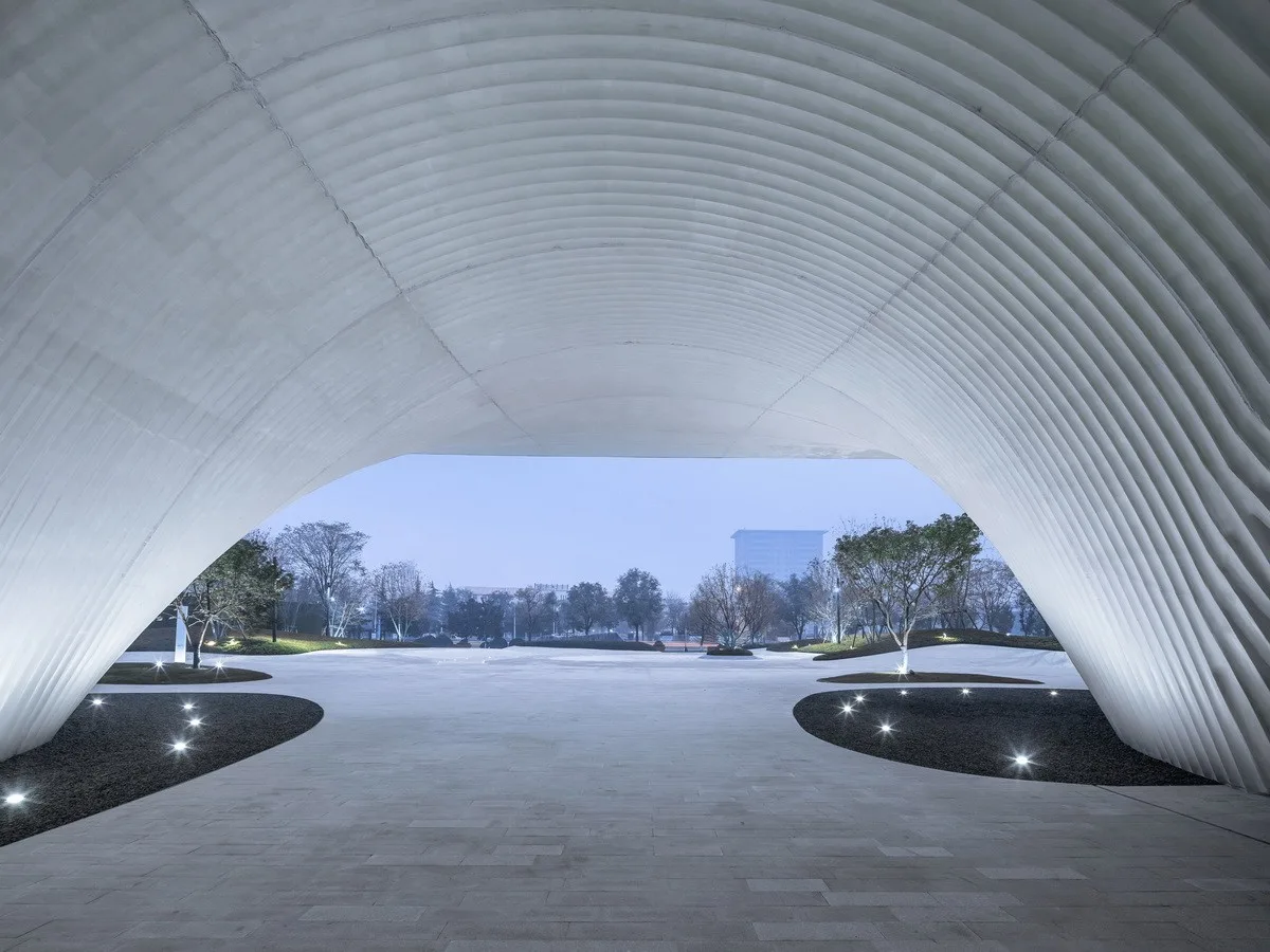 BIM Architecture | Floating Door - Xi'an Fengdong New City Lai'an Community Center/EID Architecture