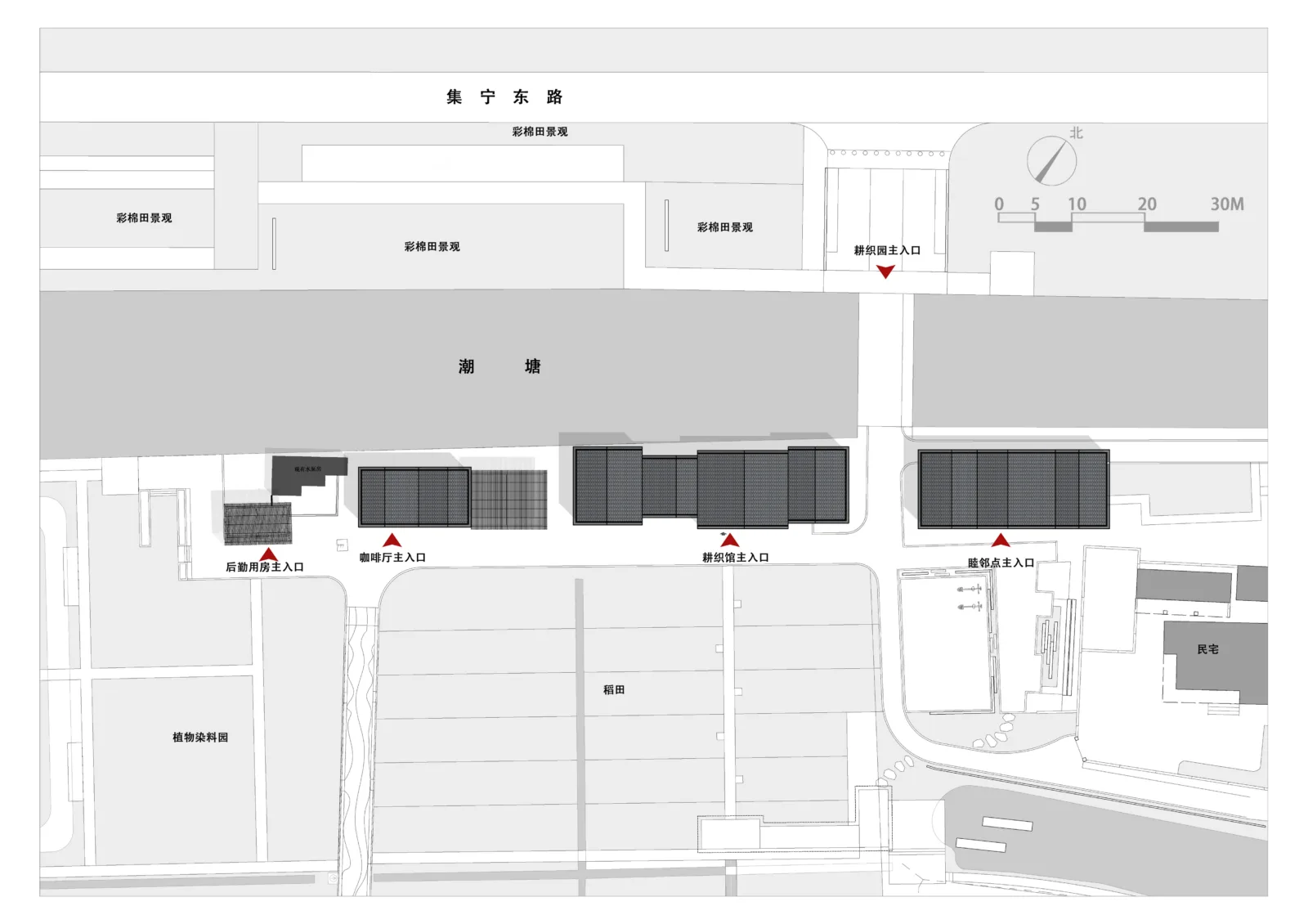 BIM Architecture | Renovation of Agricultural Tool Warehouse in Grain Fields - Huahong Farming and Weaving Hall/Chuanglin Zebai