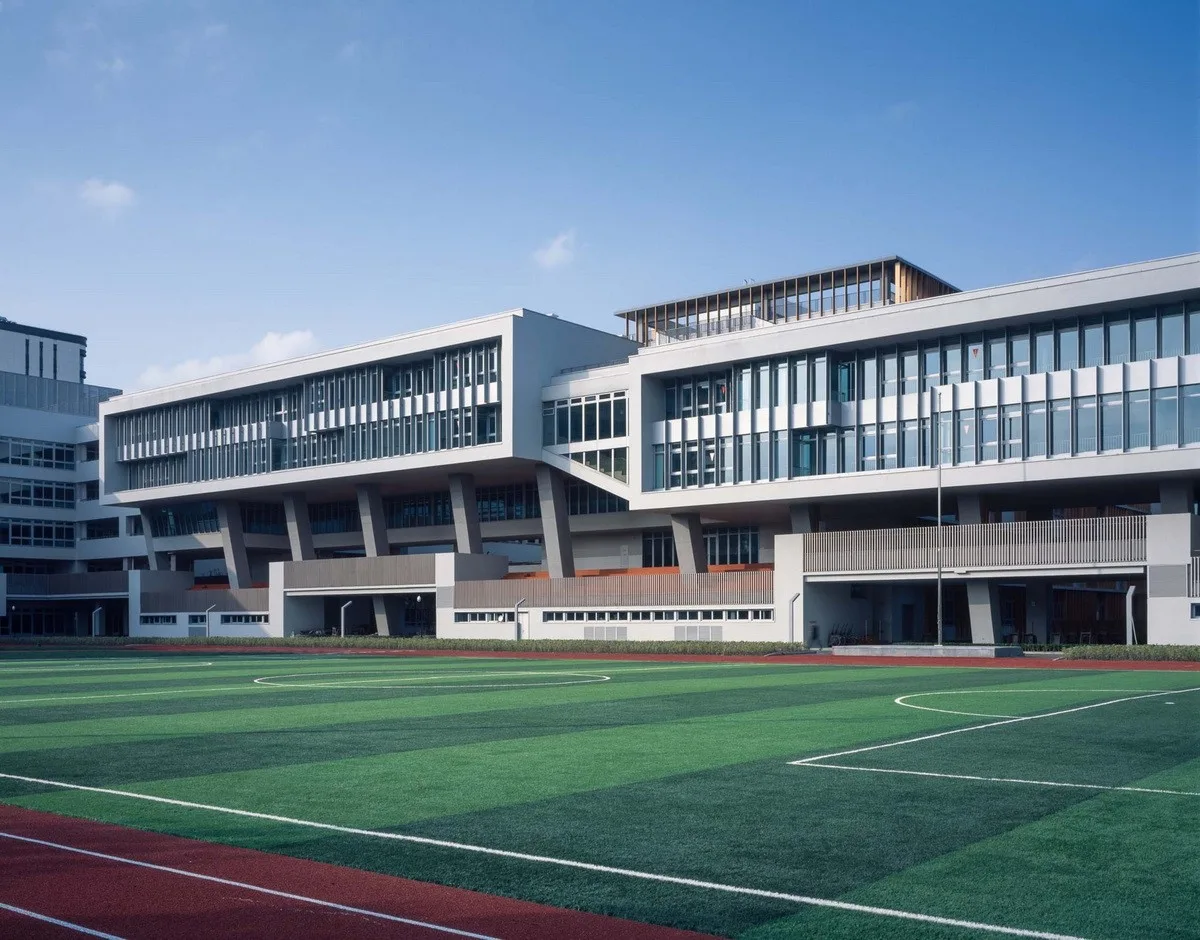 BIM Architecture | East China Normal University Second Affiliated Middle School Qiantan School and Ice Factory Tianqiantan Kindergarten/Zhizheng Architecture Studio+Dazheng Architecture Firm