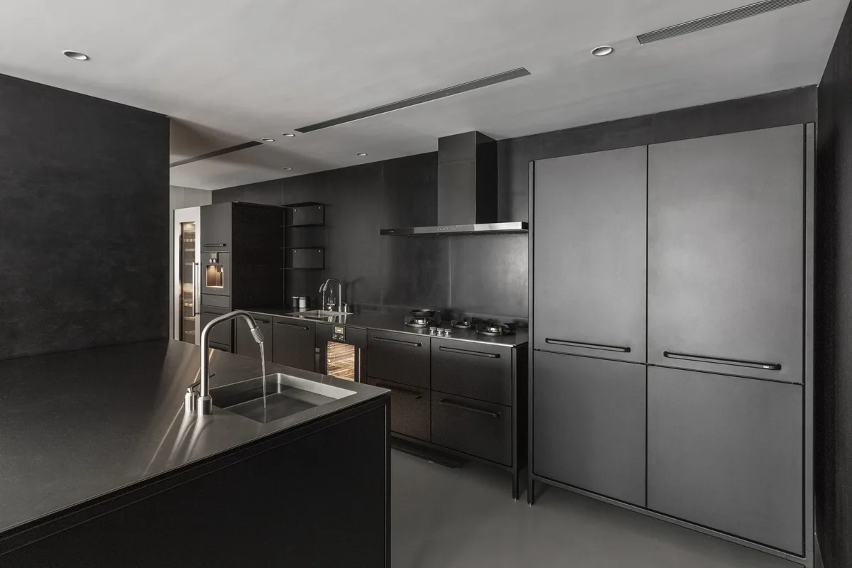 BIM architecture | Ink, a quiet world with pure contours/Water phase design