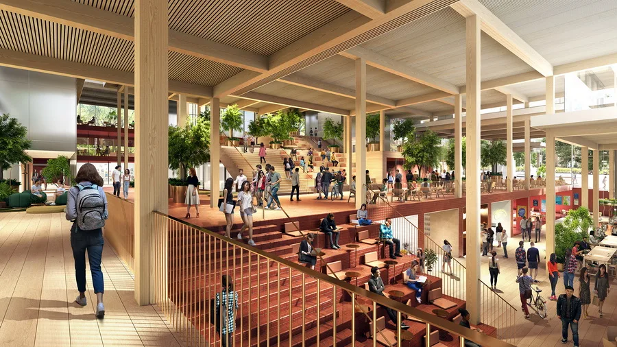 BIM Architecture | BIG Reveals Design Proposal for Johns Hopkins University Student Center: 'The Village'