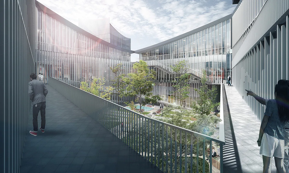 BIM Architecture | Quzhou Smart New City Complex Project Proposal 'Continuous Landscape'/Zero One City Architecture Firm