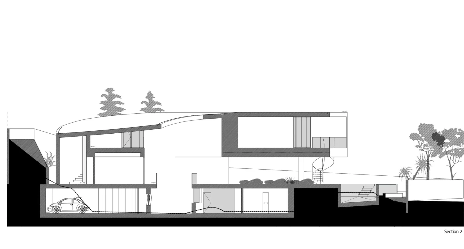 BIM Architecture | Dorfler Residential in Portugal, Bold and Elegant Curves/Vitor Vilhena Arquitectura