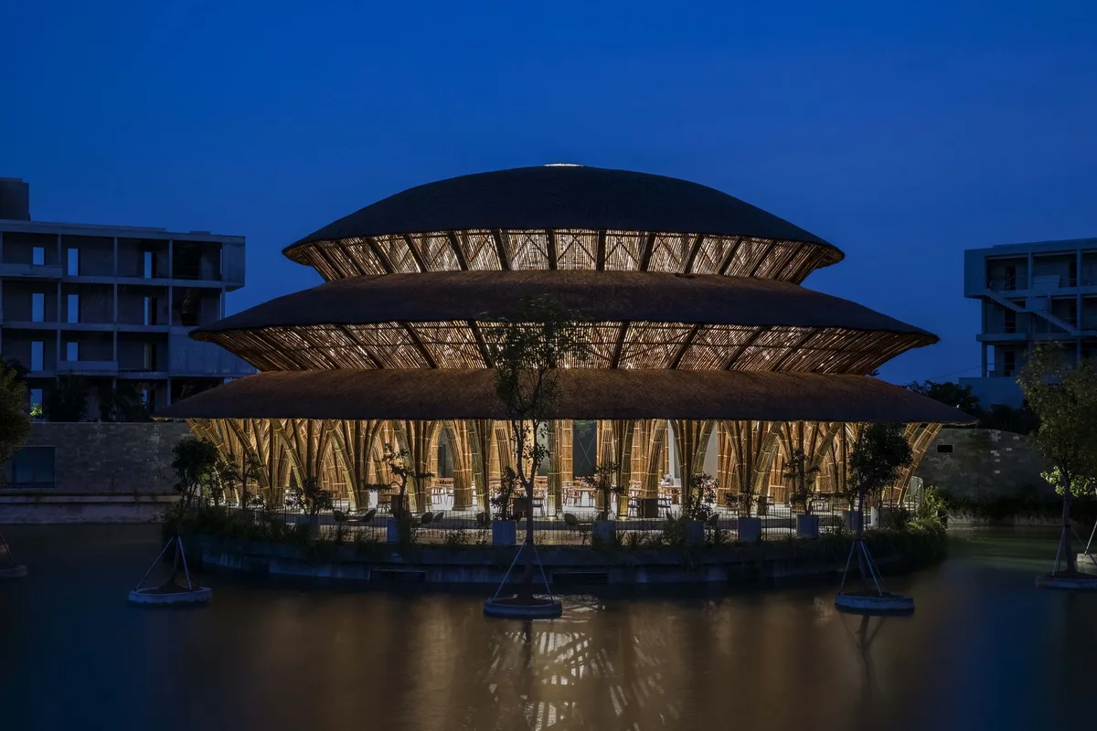 BIM Architecture | Vedana Restaurant, Modular Bamboo Architecture/Wu Zhongyi Architectural Firm