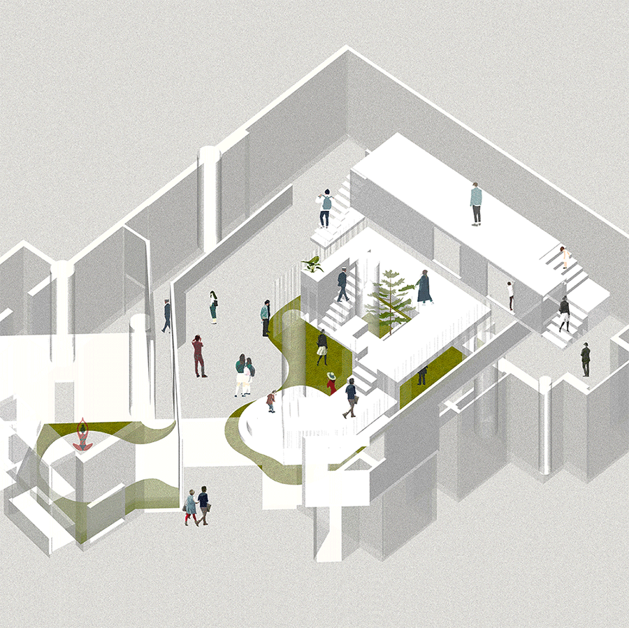 BIM Architecture | Between Breathing and Breathing: A Comprehensive Practice of Metabolic Design Concept/QUCESS Clear Stone Design