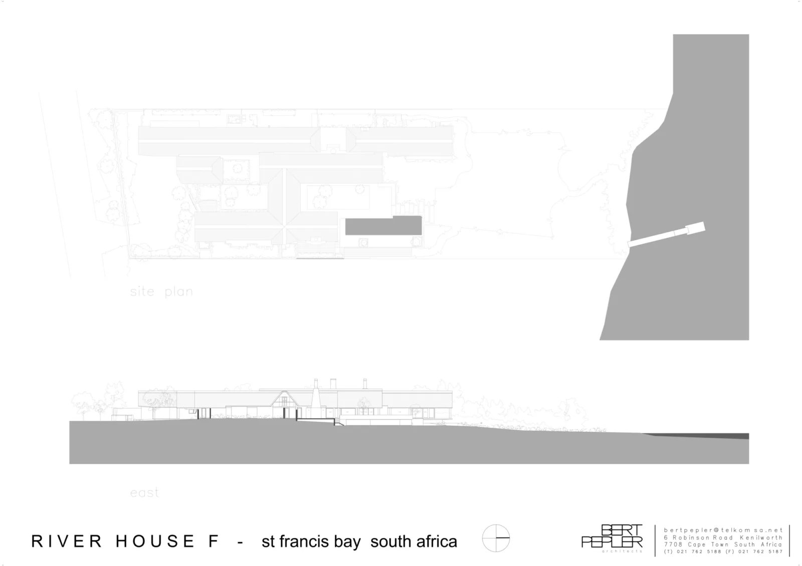 BIM Architecture | South African Rural Vacation Home, Rural Brutalism/Bert Pepler Architects