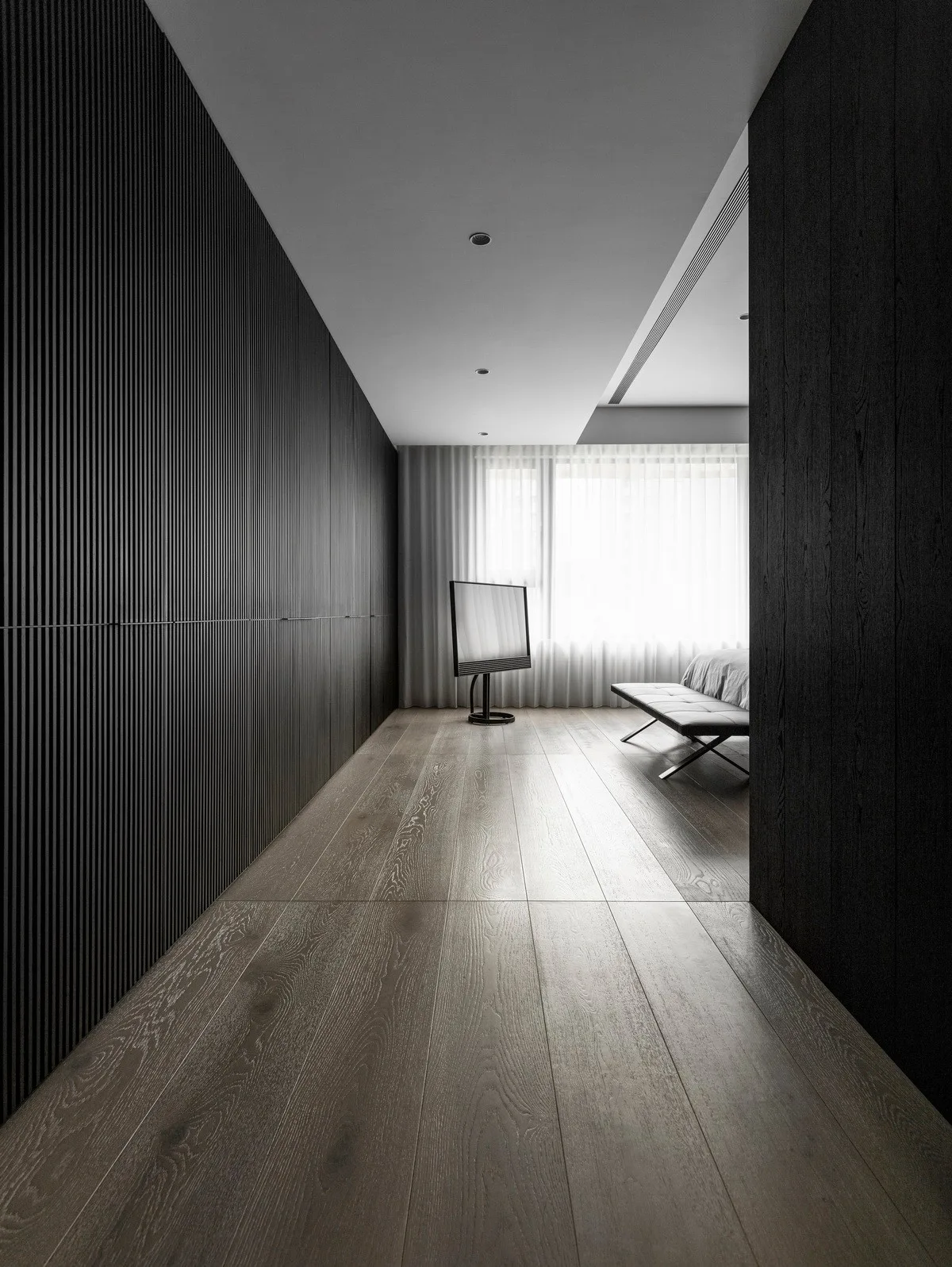 BIM architecture | Ink, a quiet world with pure contours/Water phase design