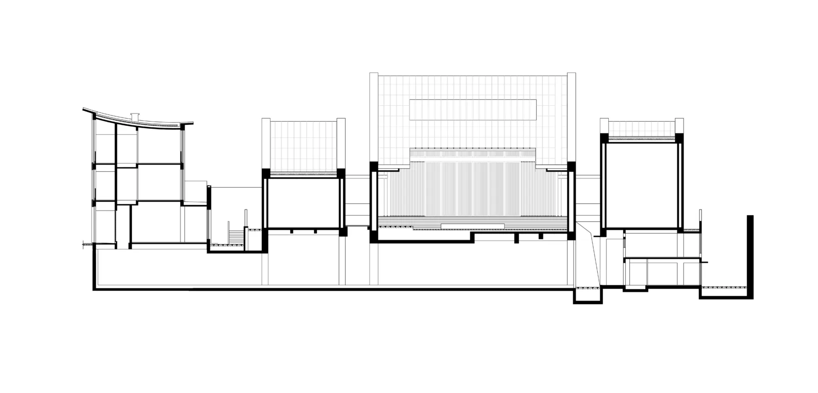 BIM Architecture | Integration of Elements - The Initial Appearance of a Modern Temple/Motai Architecture