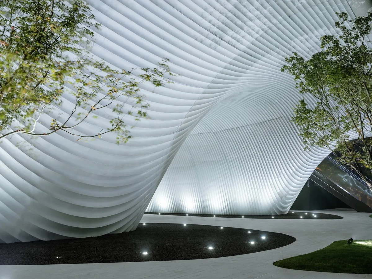 BIM Architecture | Floating Door - Xi'an Fengdong New City Lai'an Community Center/EID Architecture